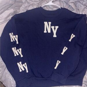 Rock Revival Navy Blue NY Logo Women's Sweatshirt
